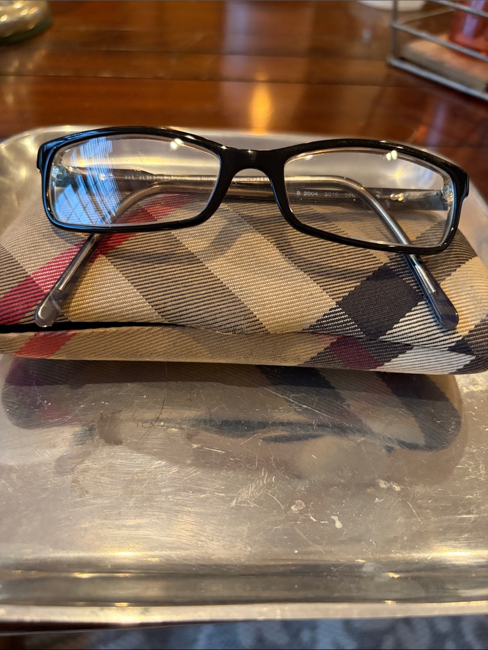 Burberry Vintage Black Frame Glasses